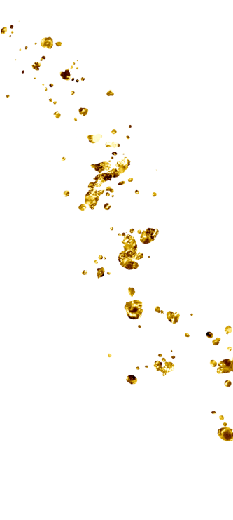 gold splatter